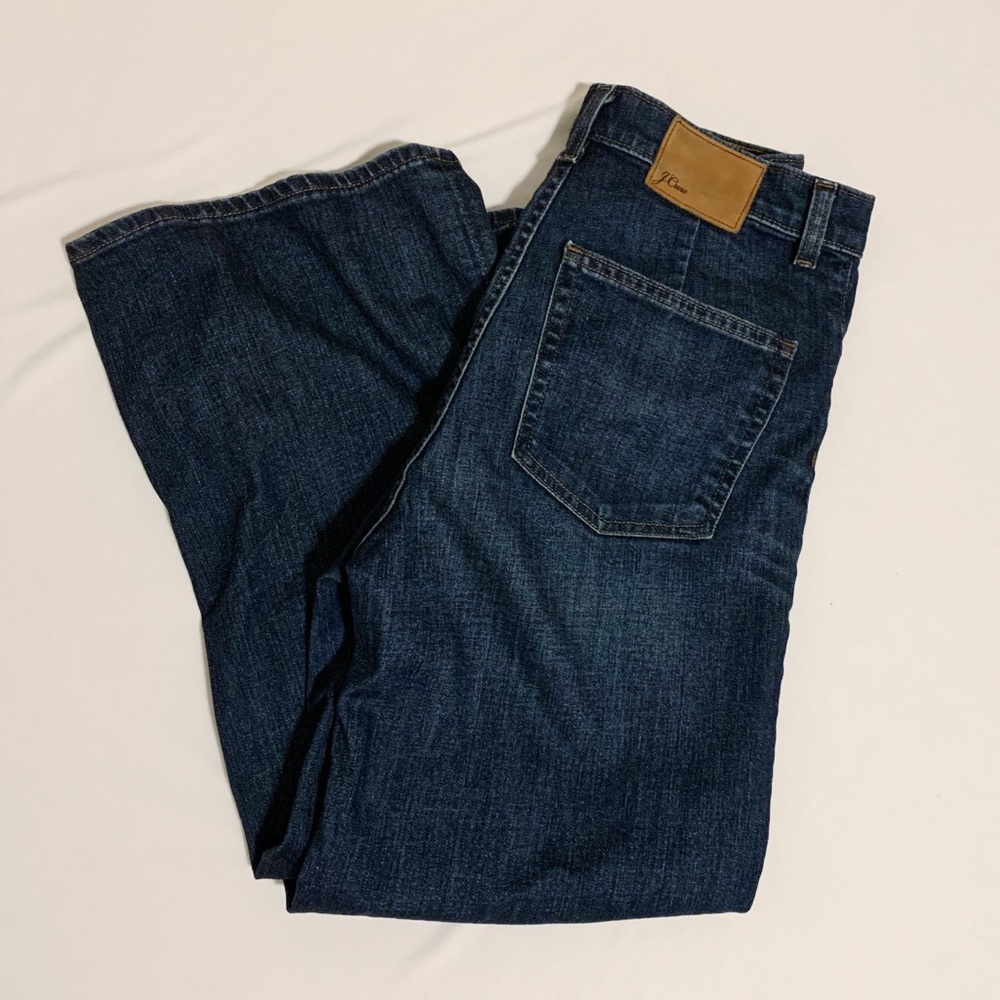 J. CREW RAYNER WIDE LEG JEANS SIZE 28